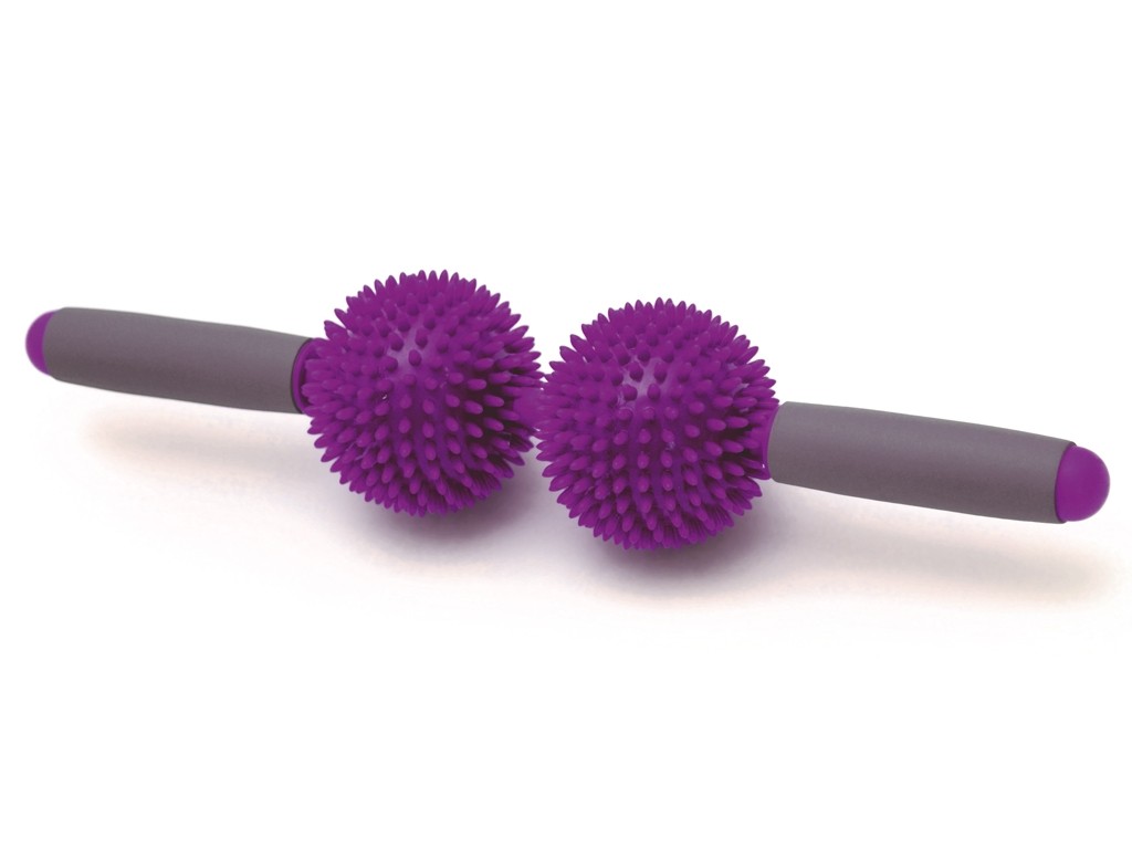 SISSEL® Spiky Twin Roller dupla tüskés masszírozó henger Szín: lila