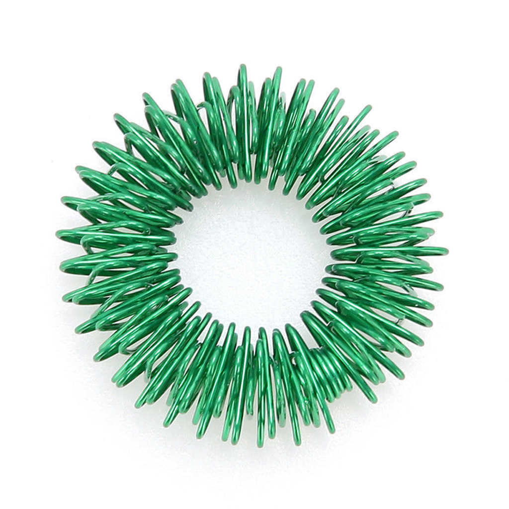 SU-JOK akupresszúrás masszázs gyűrű Szín: zöld