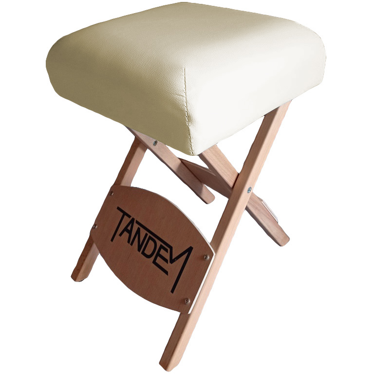 Tandem összecsukható szék masszázságyhoz Szín: krém