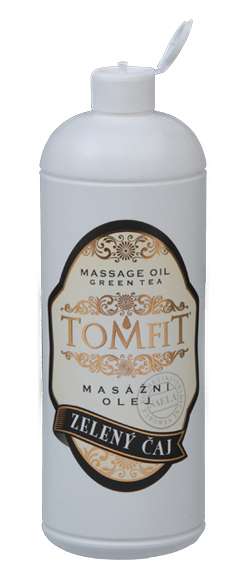 TOMFIT masszázs olaj - Zöld tea (1000ml)
