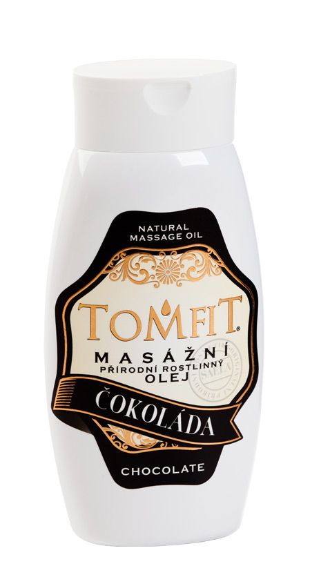 TOMFIT természetes növényi masszázs olaj - csokoládé (250ml)