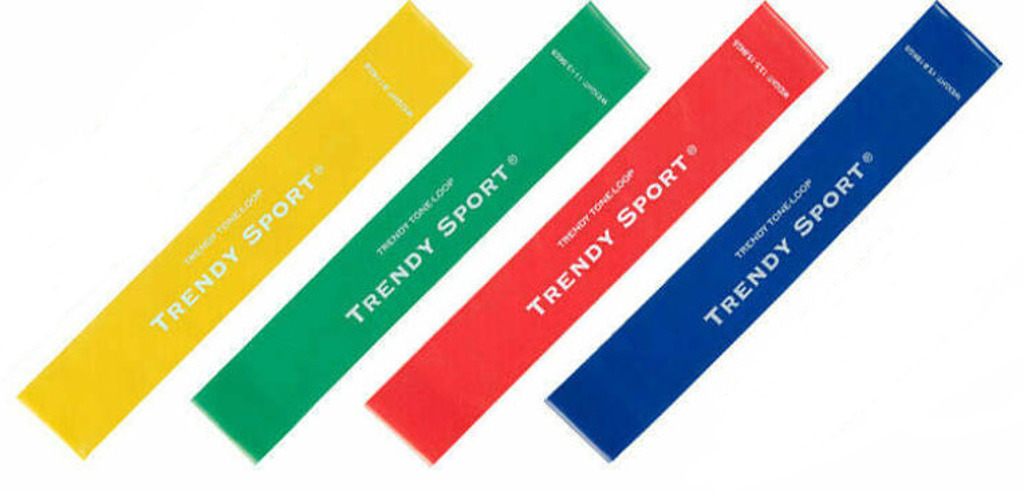 Trendy Tone-Loop Essential Set - Közepes és erős ellenállású fitness gumiszalag szett