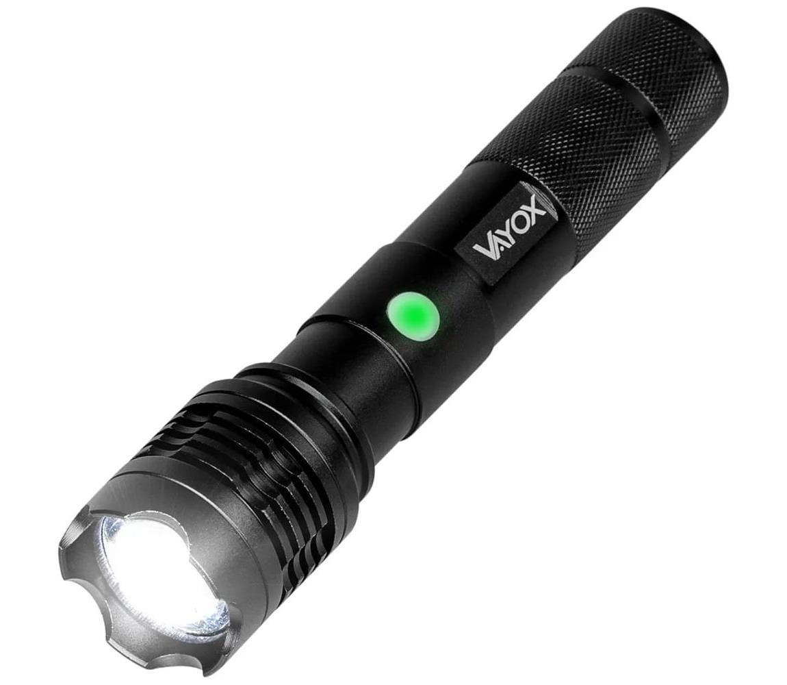 Vayox LED Tölthető zseblámpa LED/10W/5V IPX4 800 lm 4 h 1200 mAh 