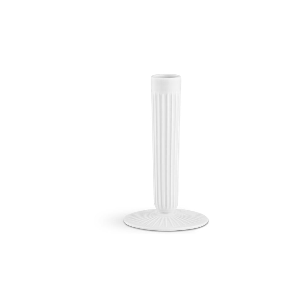 Hammershoi fehér agyagkerámia gyertyatartó, magasság 16 cm - Kähler Design
