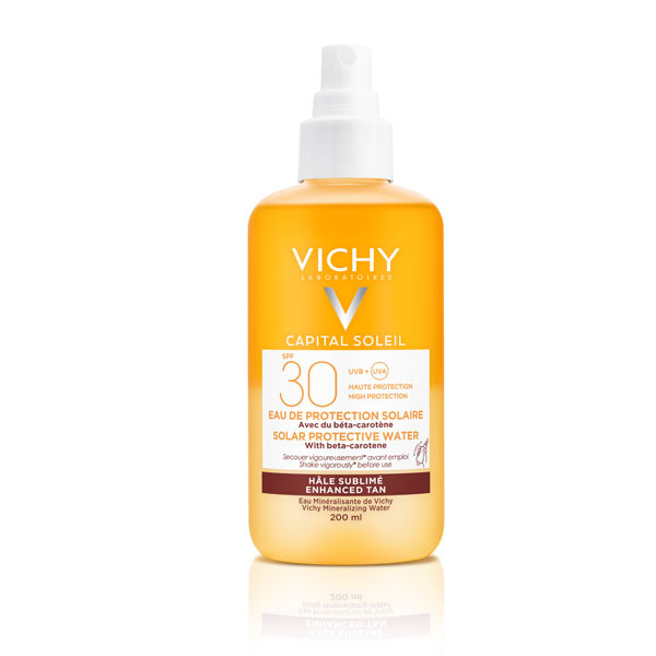 VICHY Capital Soleil Ultra könnyű napvédő spray Béta-karotinnal SPF30 (200ml)