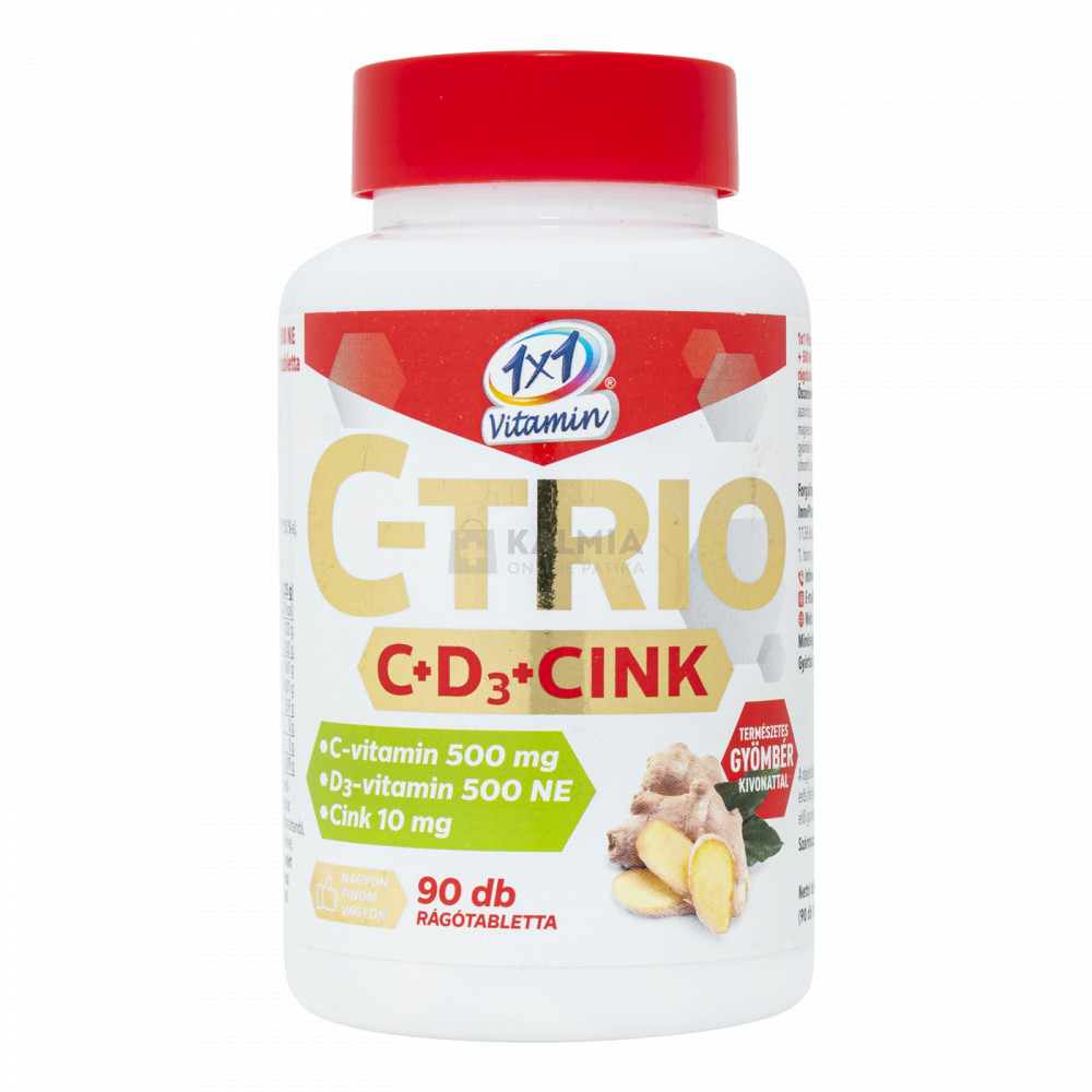 1×1 Vitamin C-trio rágótabletta 90 db