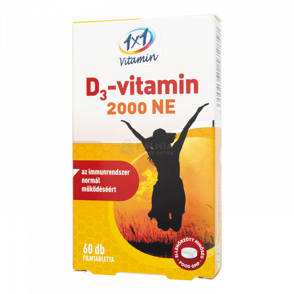 1×1 Vitamin D3-vitamin 2000 NE filmtabletta 60 db