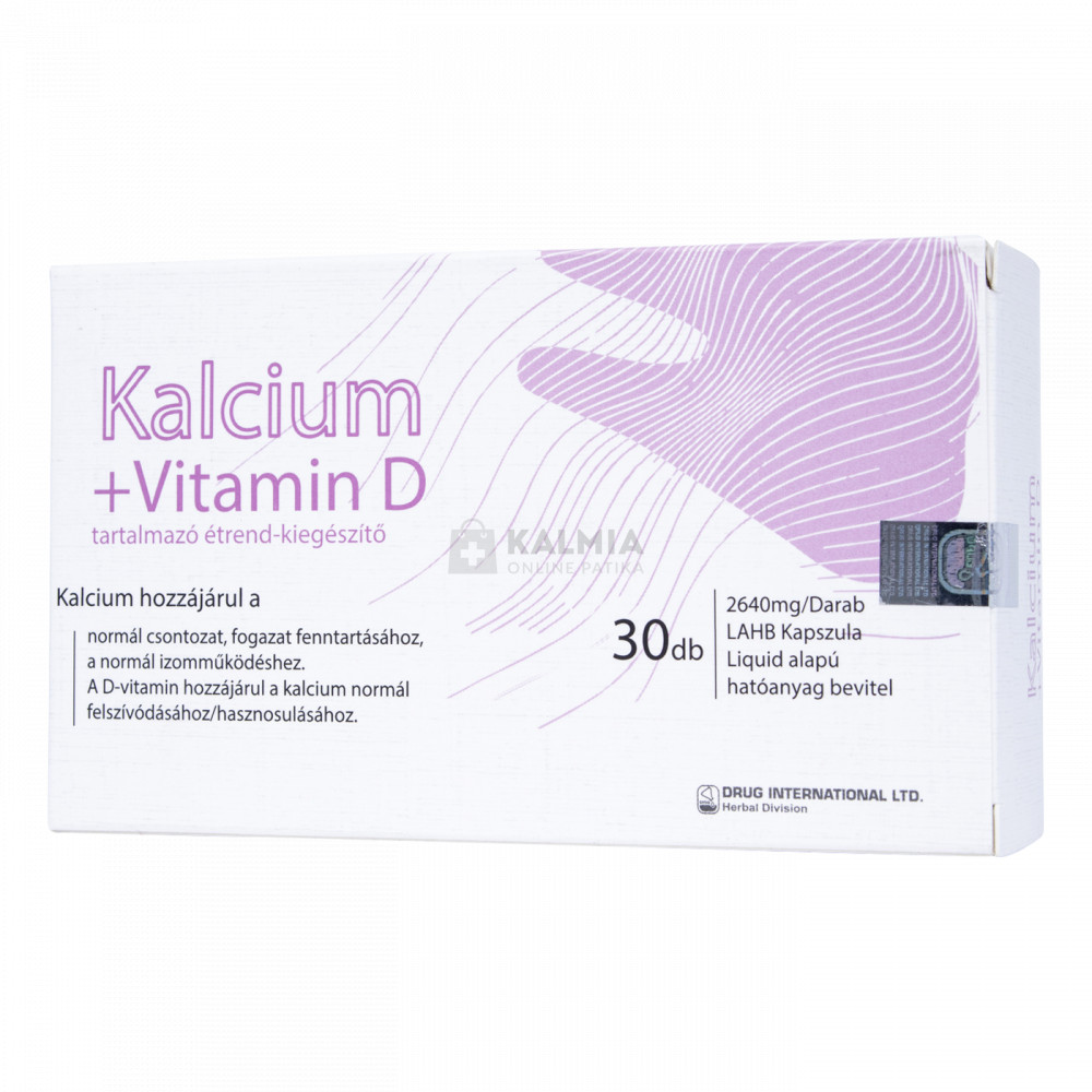 Bio Vitality Kalcium + D-vitamin kapszula 30 db