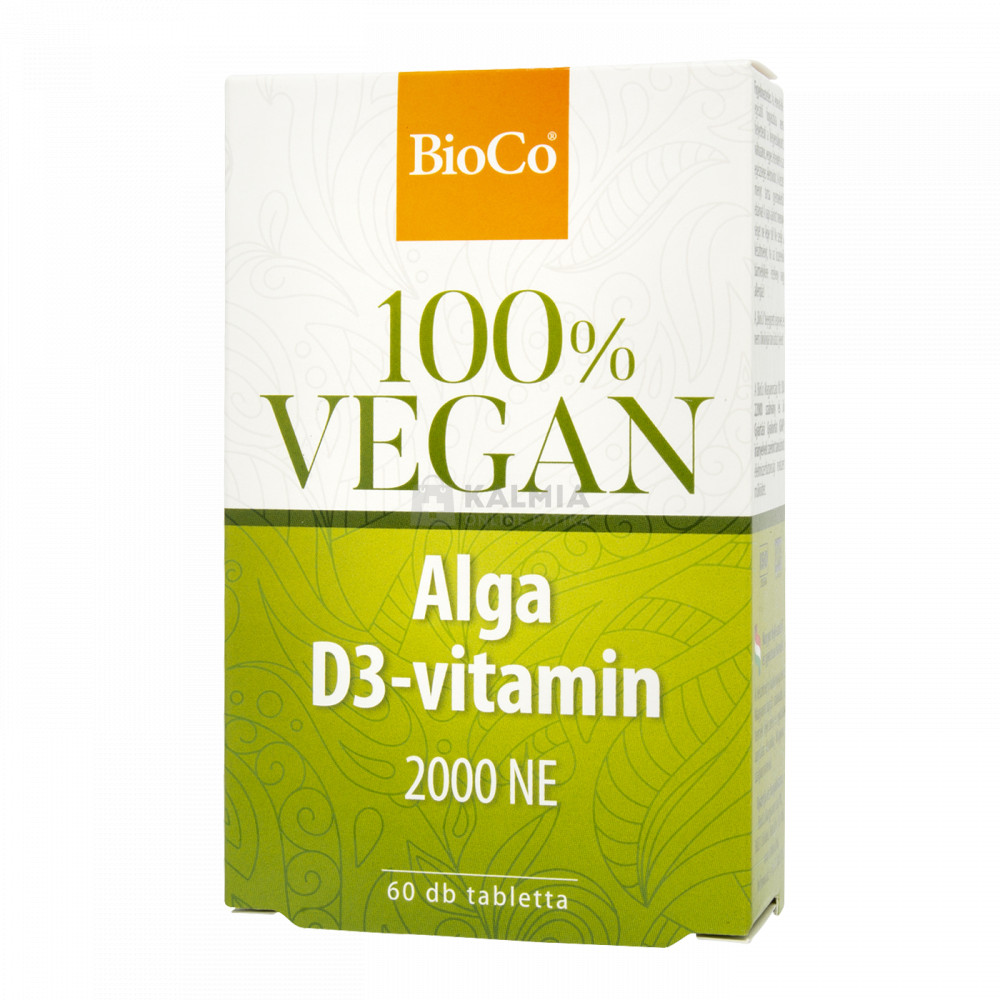 BioCo 100% vegan alga D3-vitamin 2000 NE 60 db
