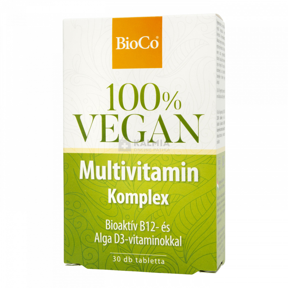 BioCo 100% vegan multivitamin komplex 30 db