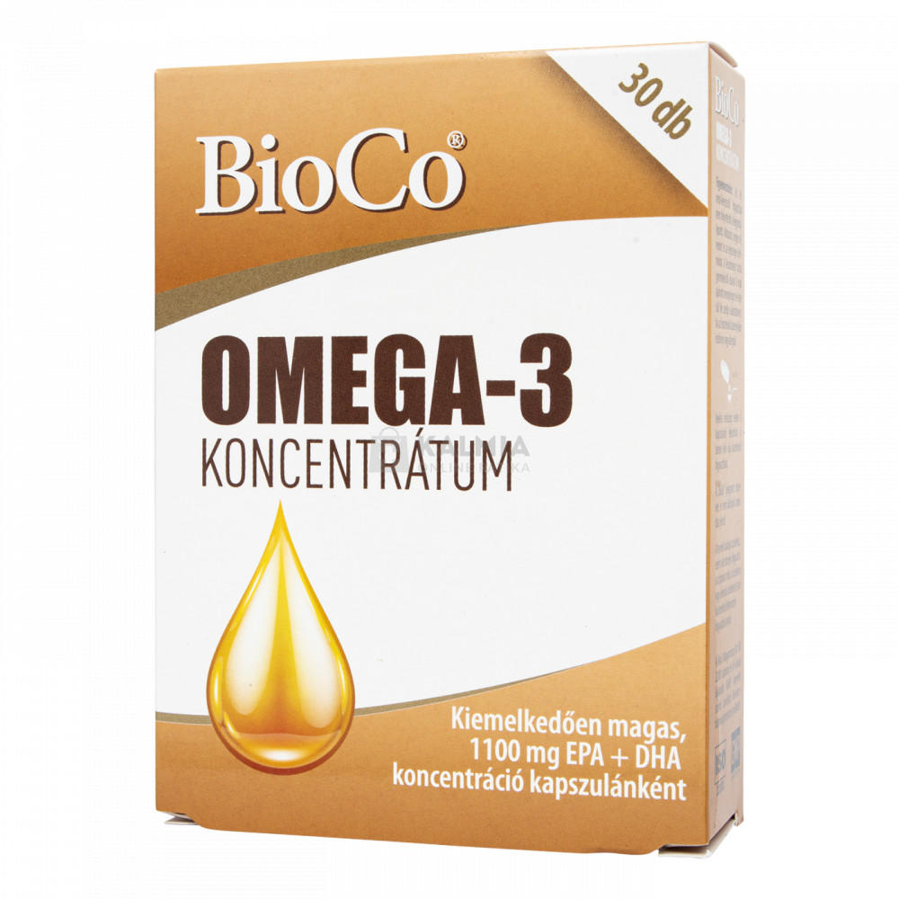 BioCo Omega-3 koncentrátum kapszula 30 db