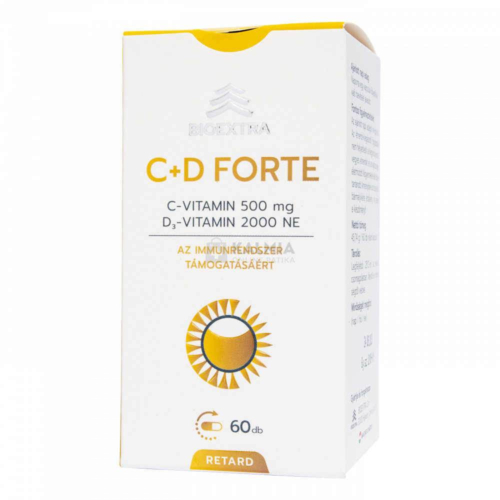 Bioextra C+D Forte étrend-kiegészítő retard kapszula 60 db
