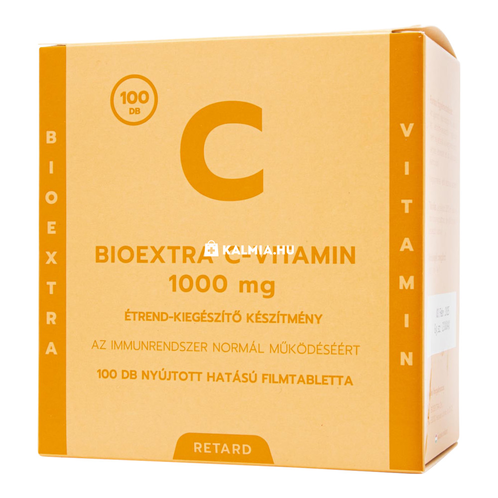 Bioextra C-vitamin 1000 mcg retard tabletta 100 db