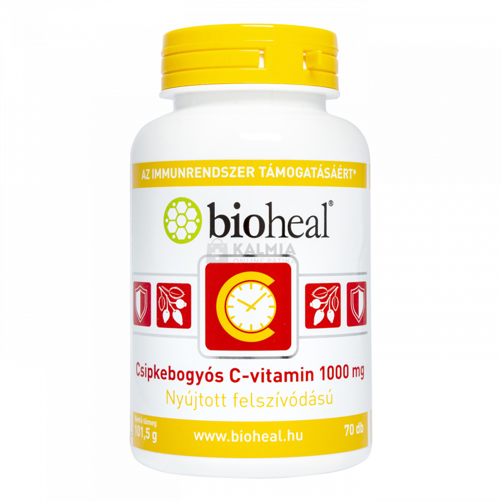 Bioheal C-vitamin 1000 mg Csipkebogyóval filmtabletta 70 db