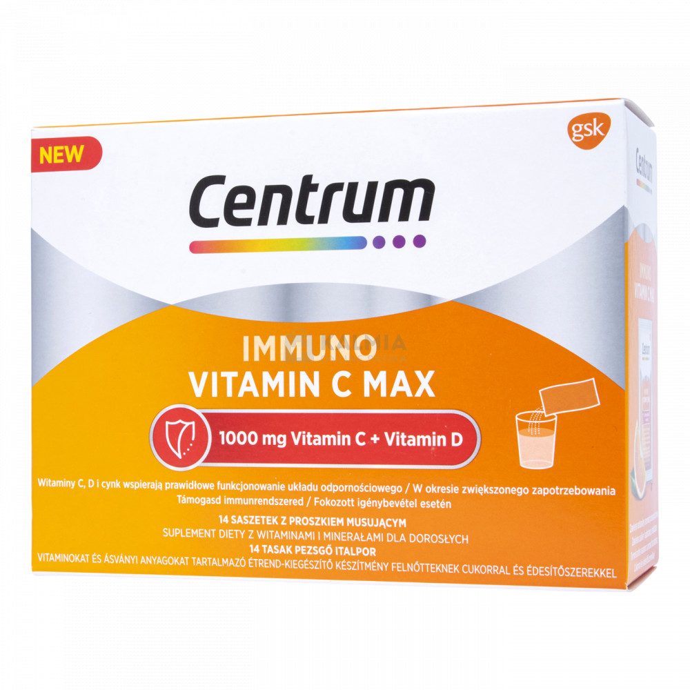 Centrum Immuno C Max pezsgőpor felnőtteknek 14 db