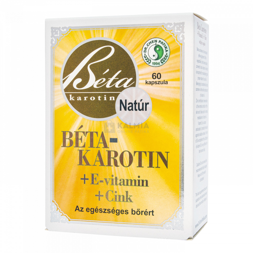 Dr. Chen Béta-Karotin +E-vitamin +Cink kapszula 60 db