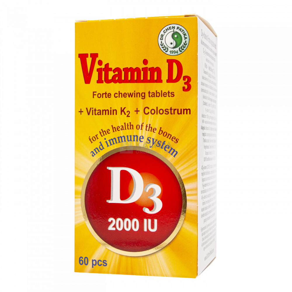 Dr. Chen D3-vitamin Forte rágótabletta 60 db