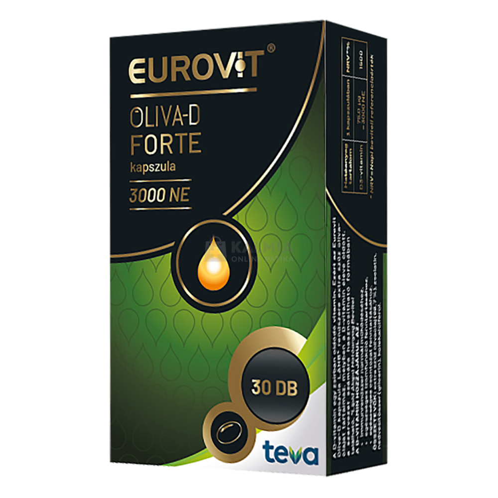 Eurovit oliva-D forte 3000NE kapszula 30 db