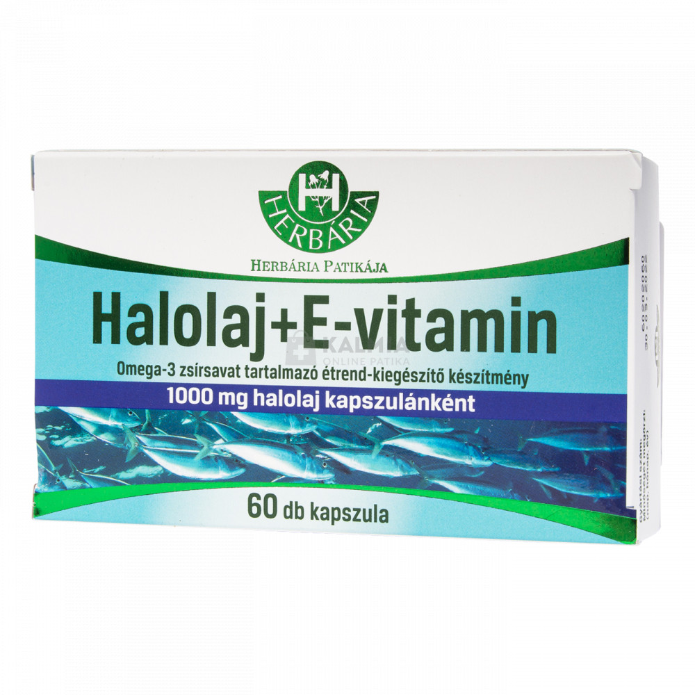 Herbária Omega-3 halolaj +E-Vitamin kapszula 60 db