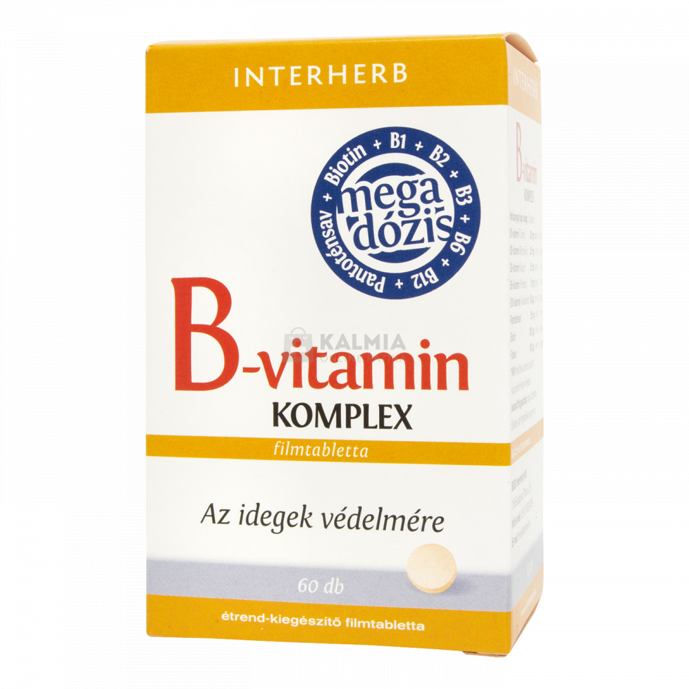 Interherb B-vitamin Komplex tabletta 60 db