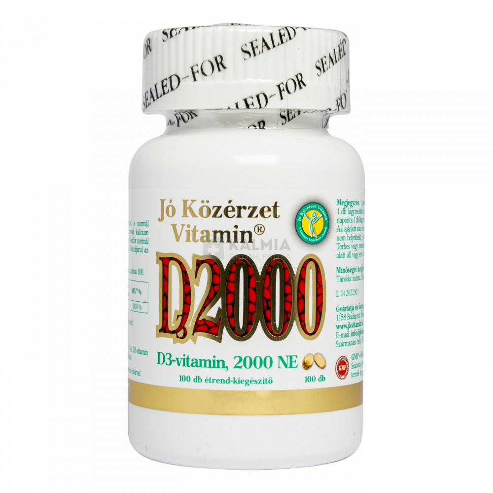 Jó közérzet D3 vitamin 2000 NE kapszula 100 db