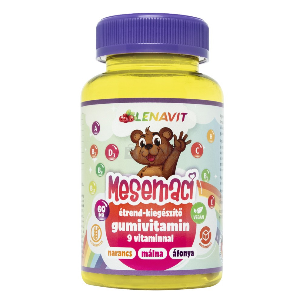 Lenavit Mesemaci gumivitamin 9 vitaminnal 60 db