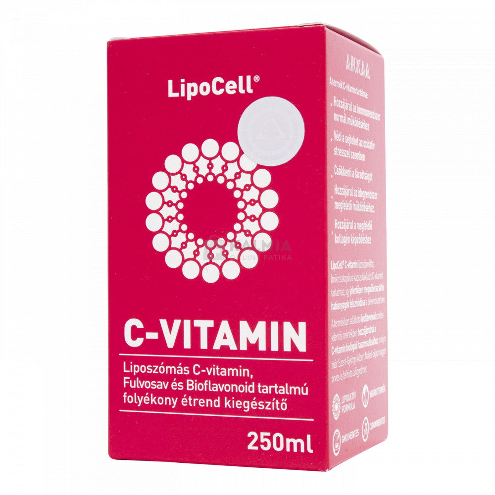 LipoCell liposzómás C-vitamin meggyes ízben 250 ml
