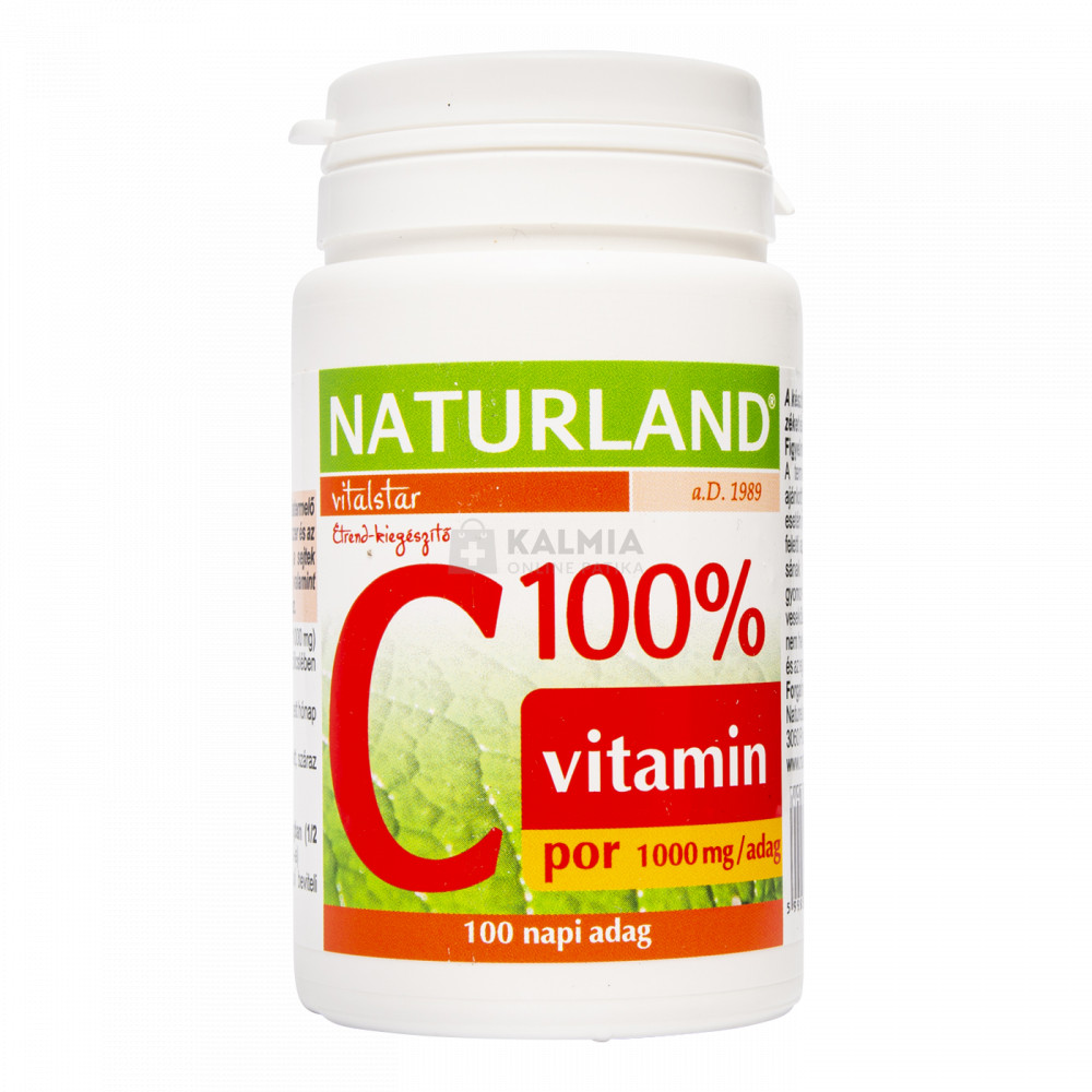 Naturland C-Vitamin por 100% 100 g