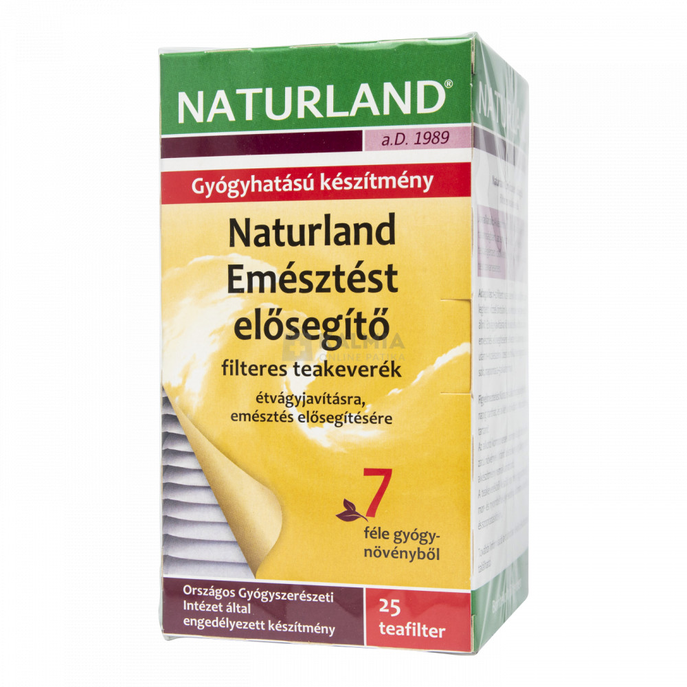 Naturland emésztést elősegítő filteres teakeverék 25 db
