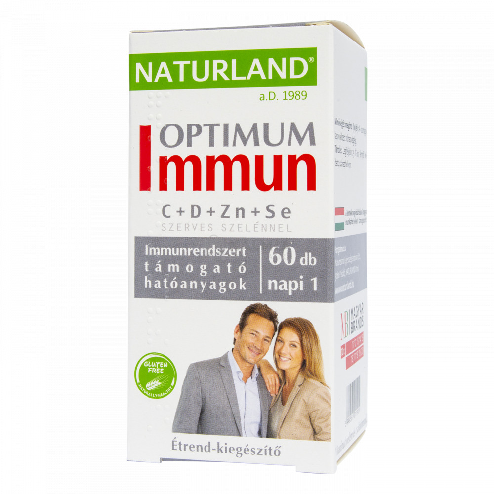 Naturland Immun Optimum étrend-kiegészítő kapszula 60 db