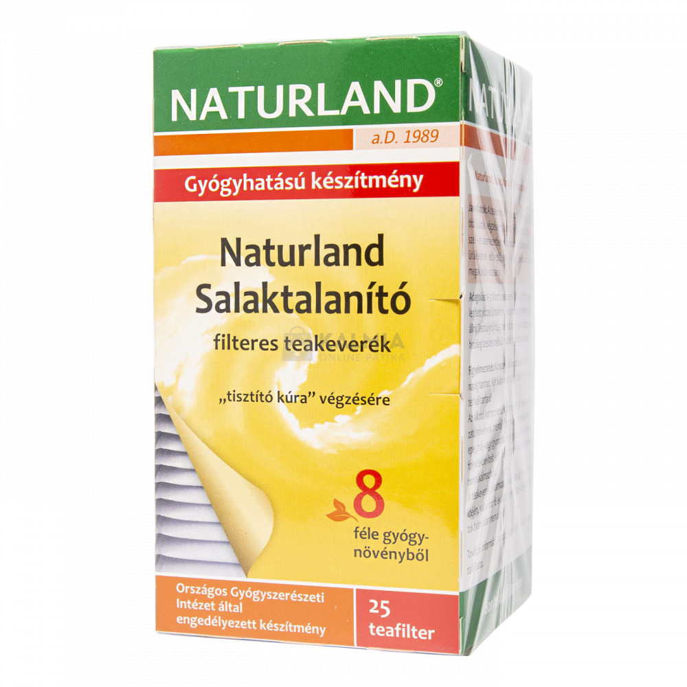 Naturland salaktalanító filteres teakeverék 25 db