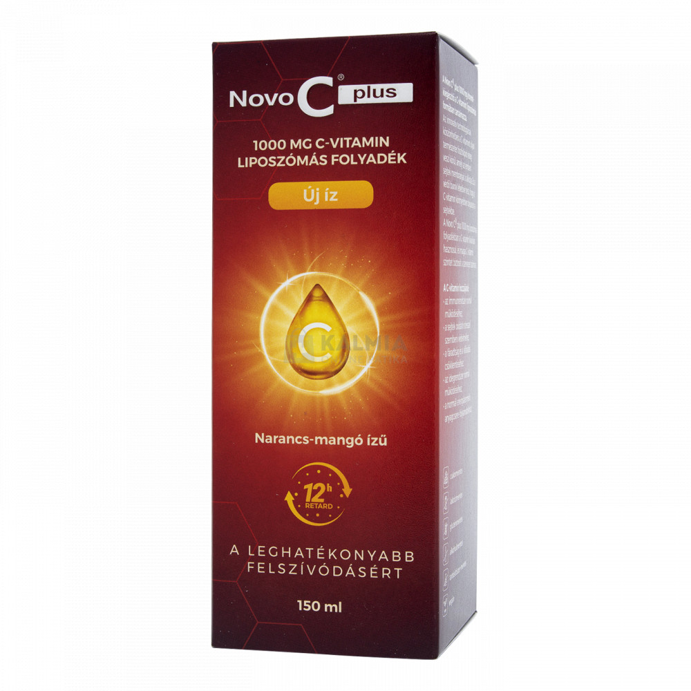 Novo C Plus liposzómás C-vitamin 1000 mg folyadék 150 ml