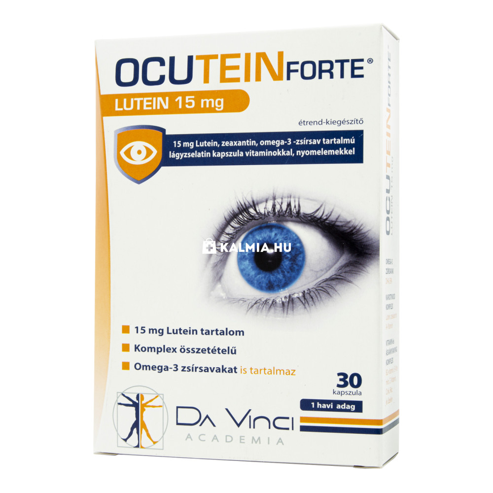 Ocutein Lutein 15 mg forte lágyzselatin kapszula 30 db