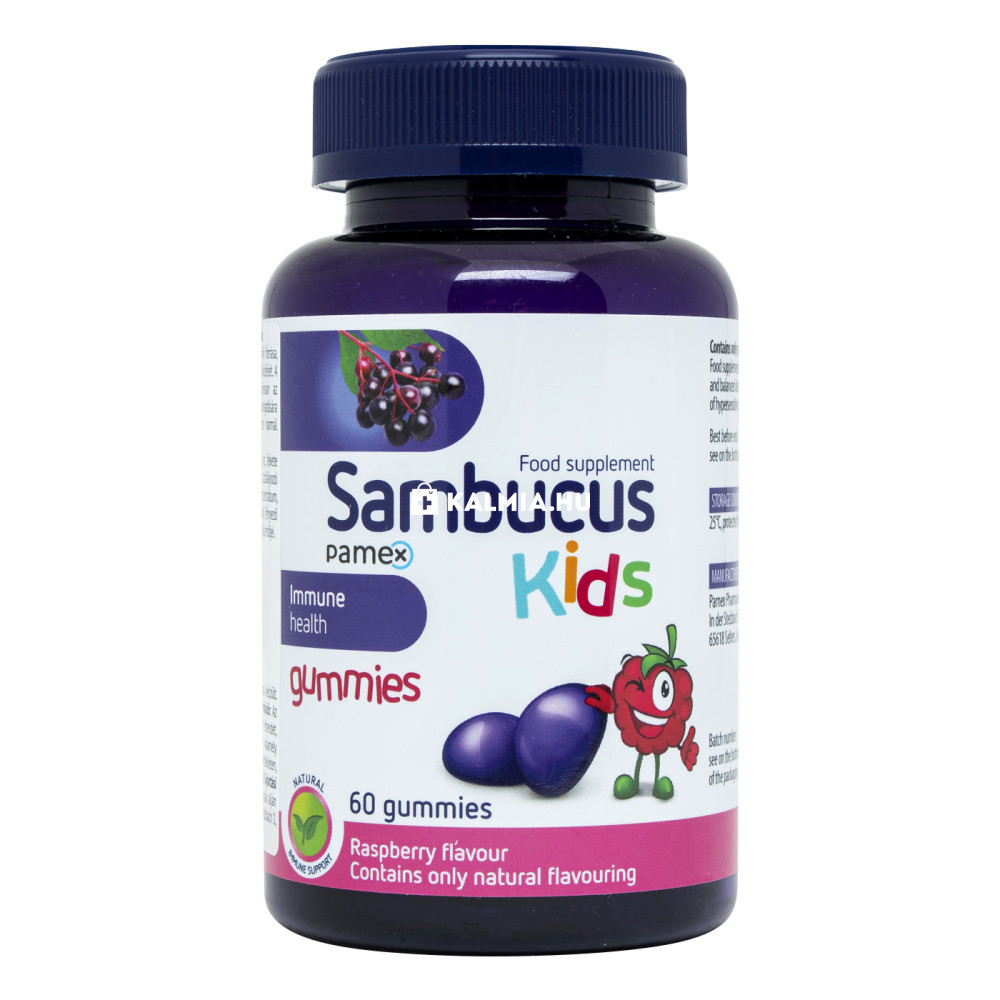 Sambucus kids málna ízű gumivitamin 60 db