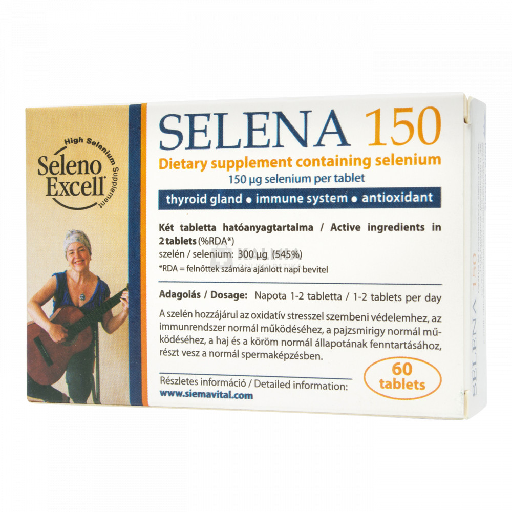 Selene 150 szelén tartalmú tabletta 60 db