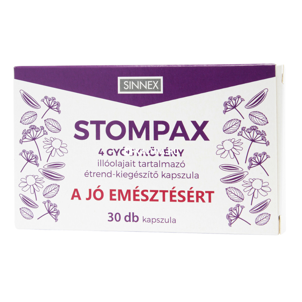 Stompax gyógynövény kapszula 30 db