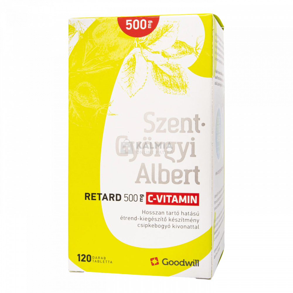 Szent-Györgyi C-vitamin 500 mg retard tabletta 120 db