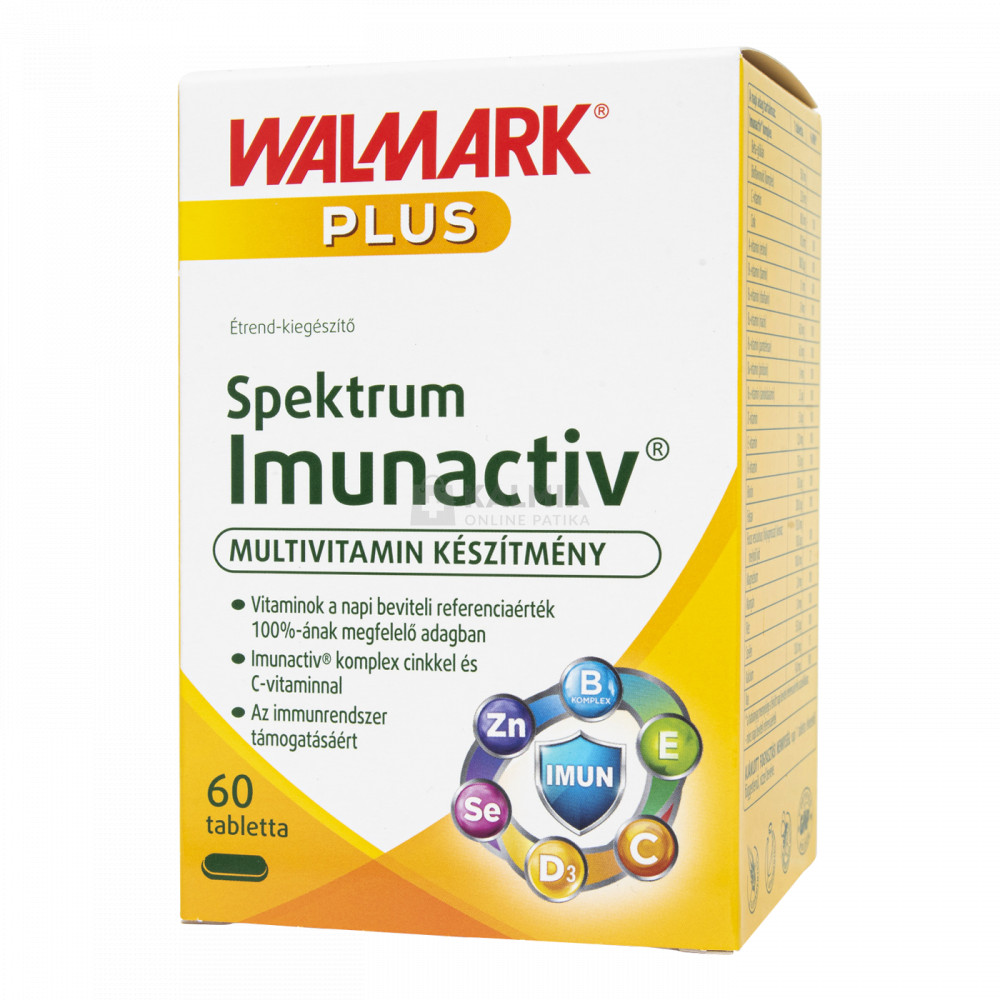 Walmark Plus Spektrum Imunactiv tabletta 60 db