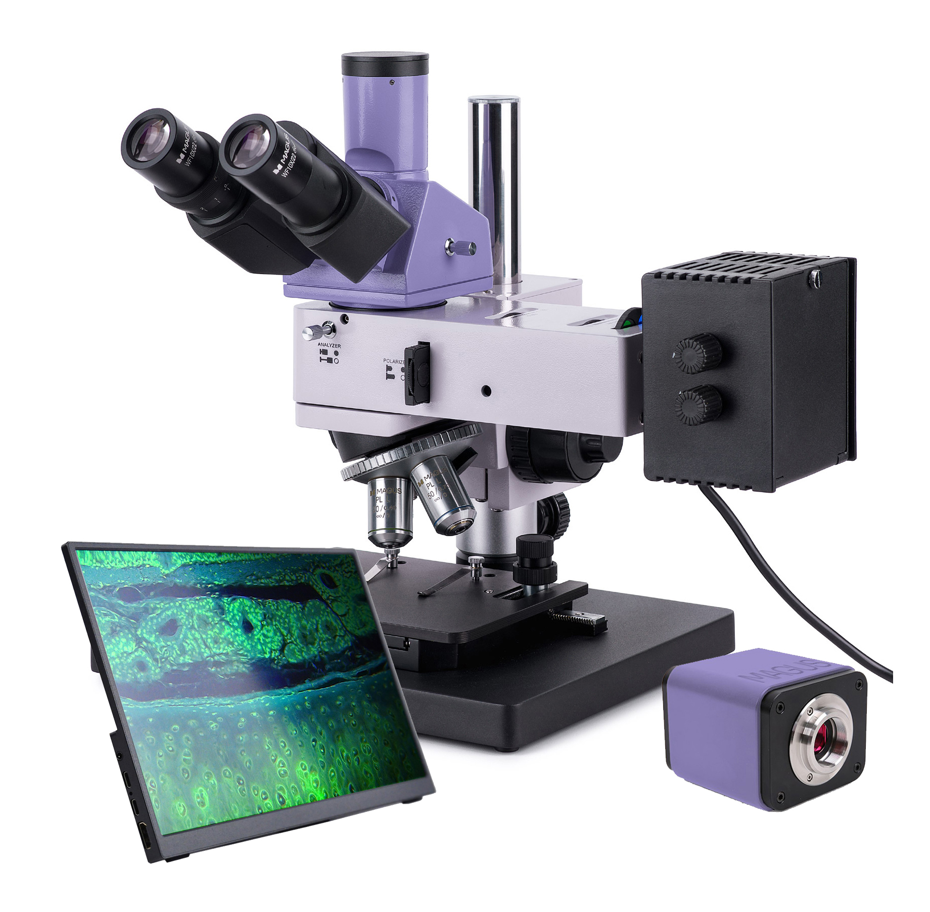 MAGUS Metal D630 LCD metallográfiai digitális mikroszkóp