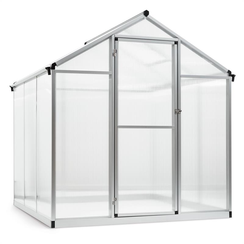Blumfeldt Greencastle 3K üvegház, 190 x 195 x 182 cm (SZxMxM), alumínium, műanyag