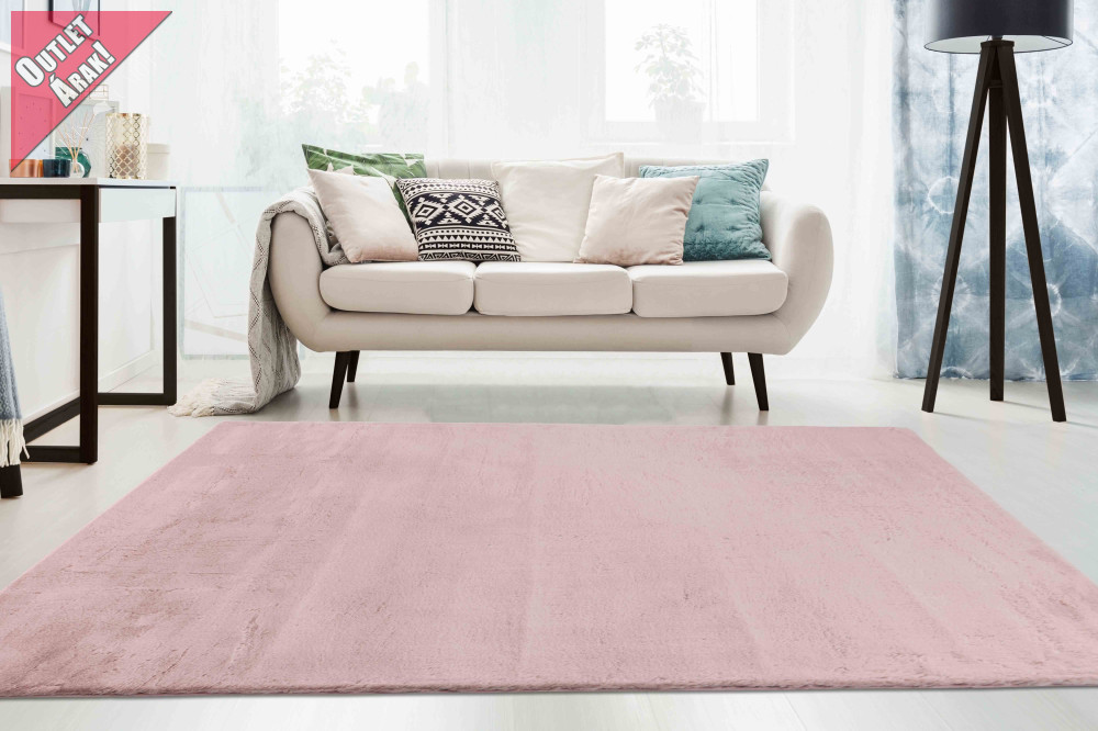Luxury Rabbit Touch Pink (Puder) szőnyeg 200x290cm