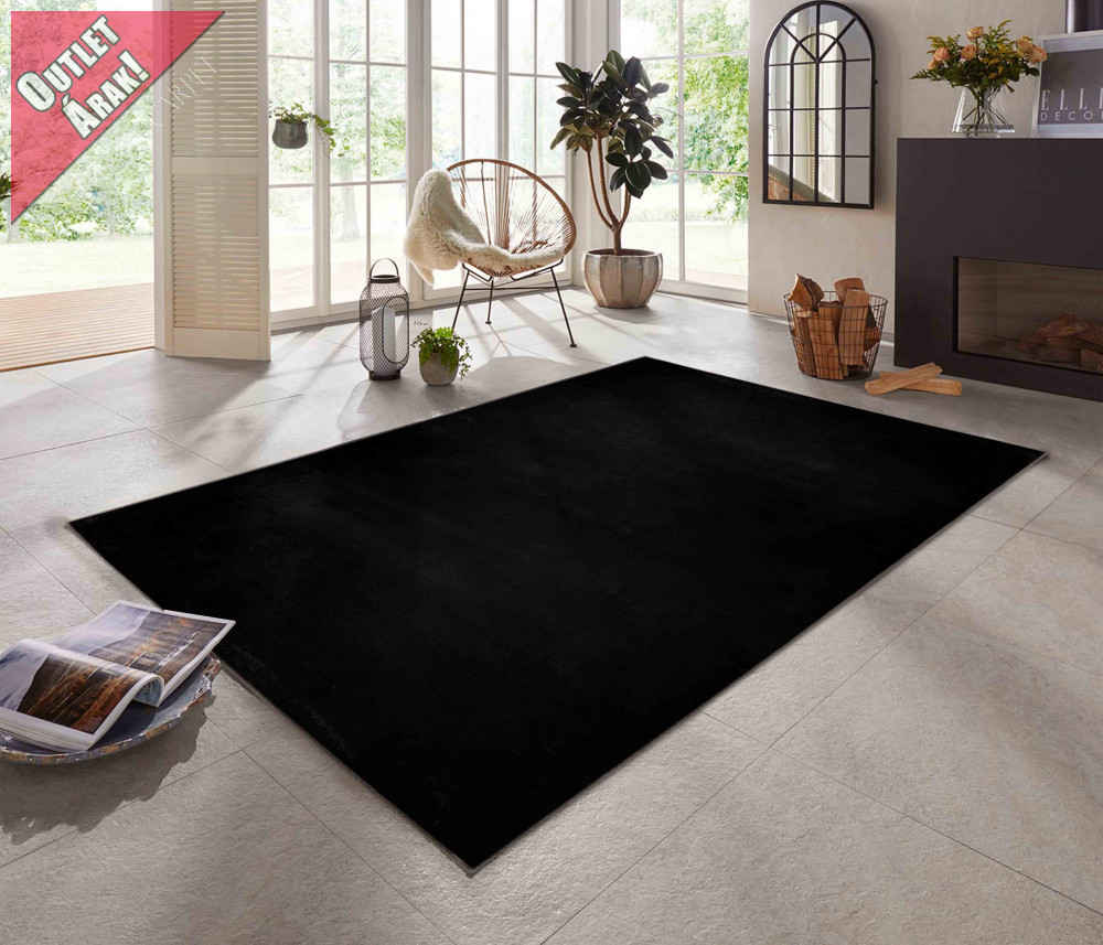                        Velvet Rabbit modern szőnyeg Black (fekete) 120x170cm