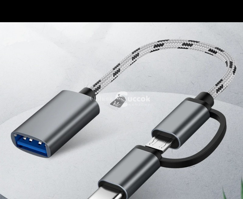 2 in 1 USB átalakító kábel