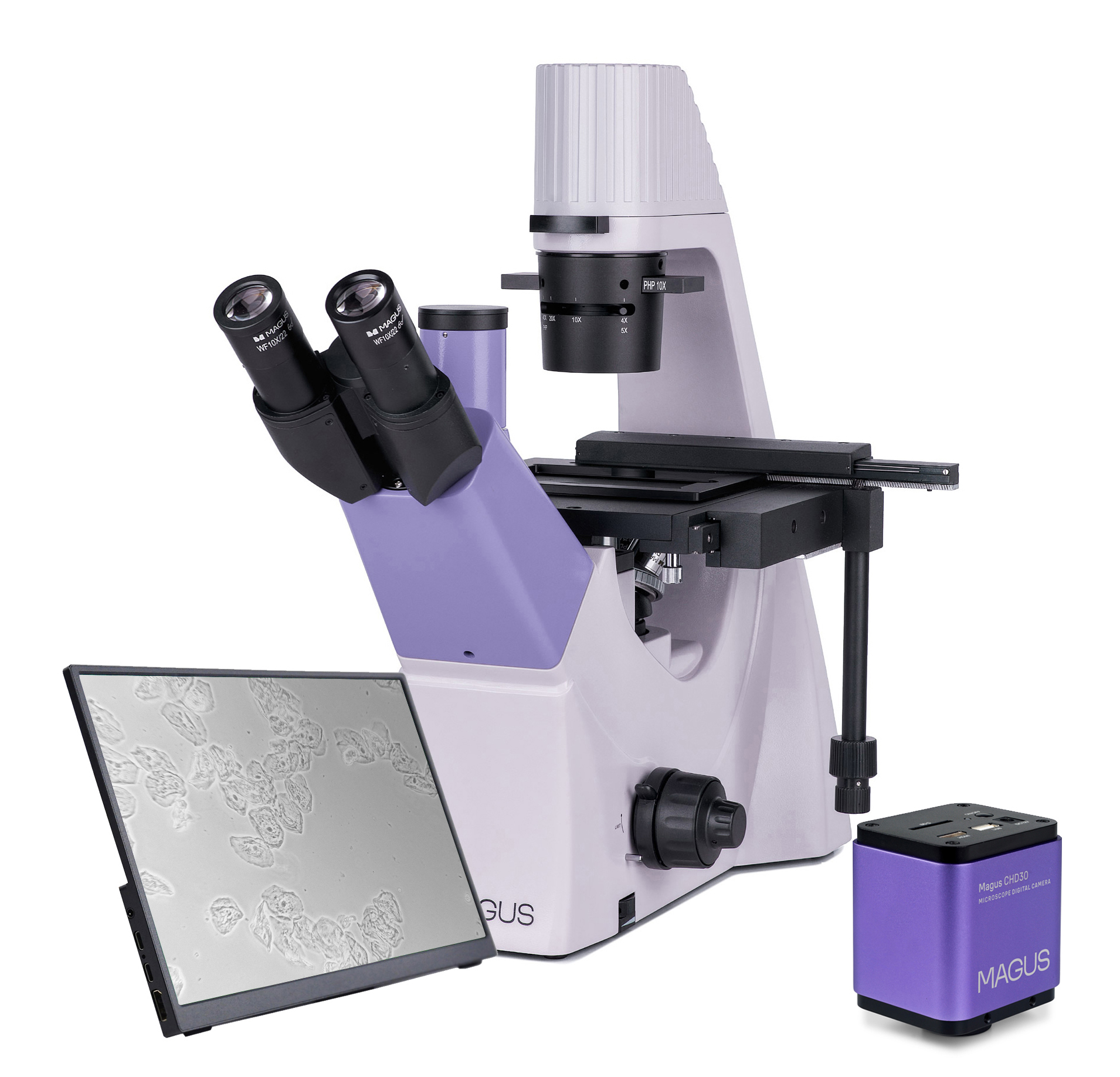 MAGUS Bio VD300 LCD biológiai fordított digitális  mikroszkóp