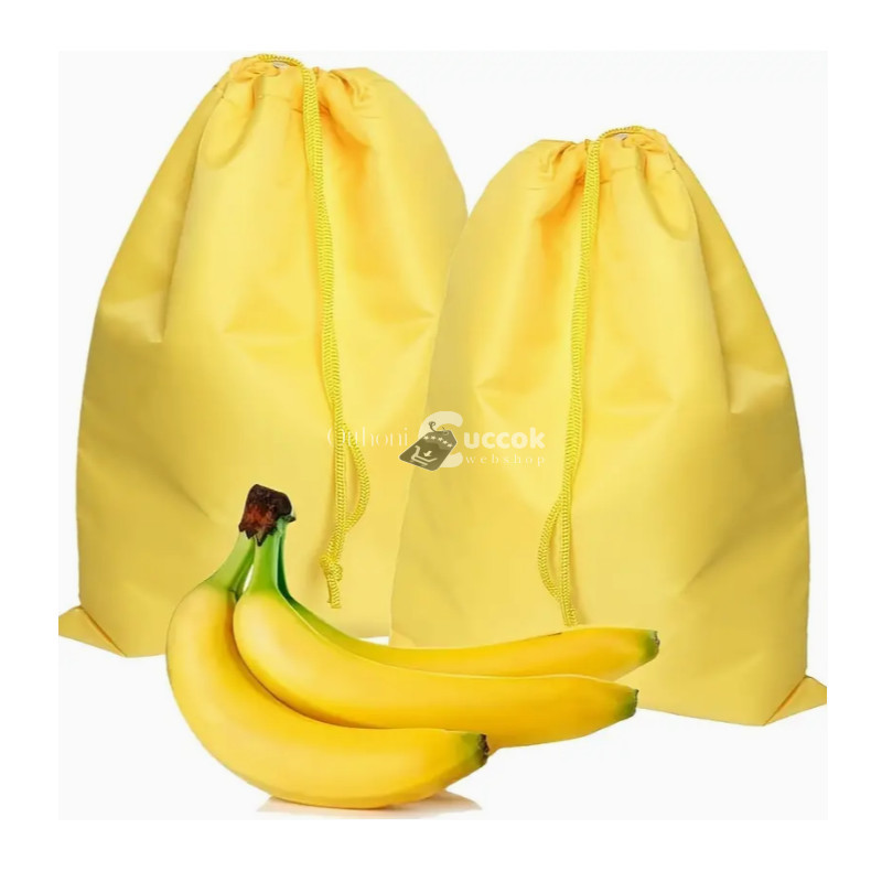 Sárga banán tárolótasak 2 db
