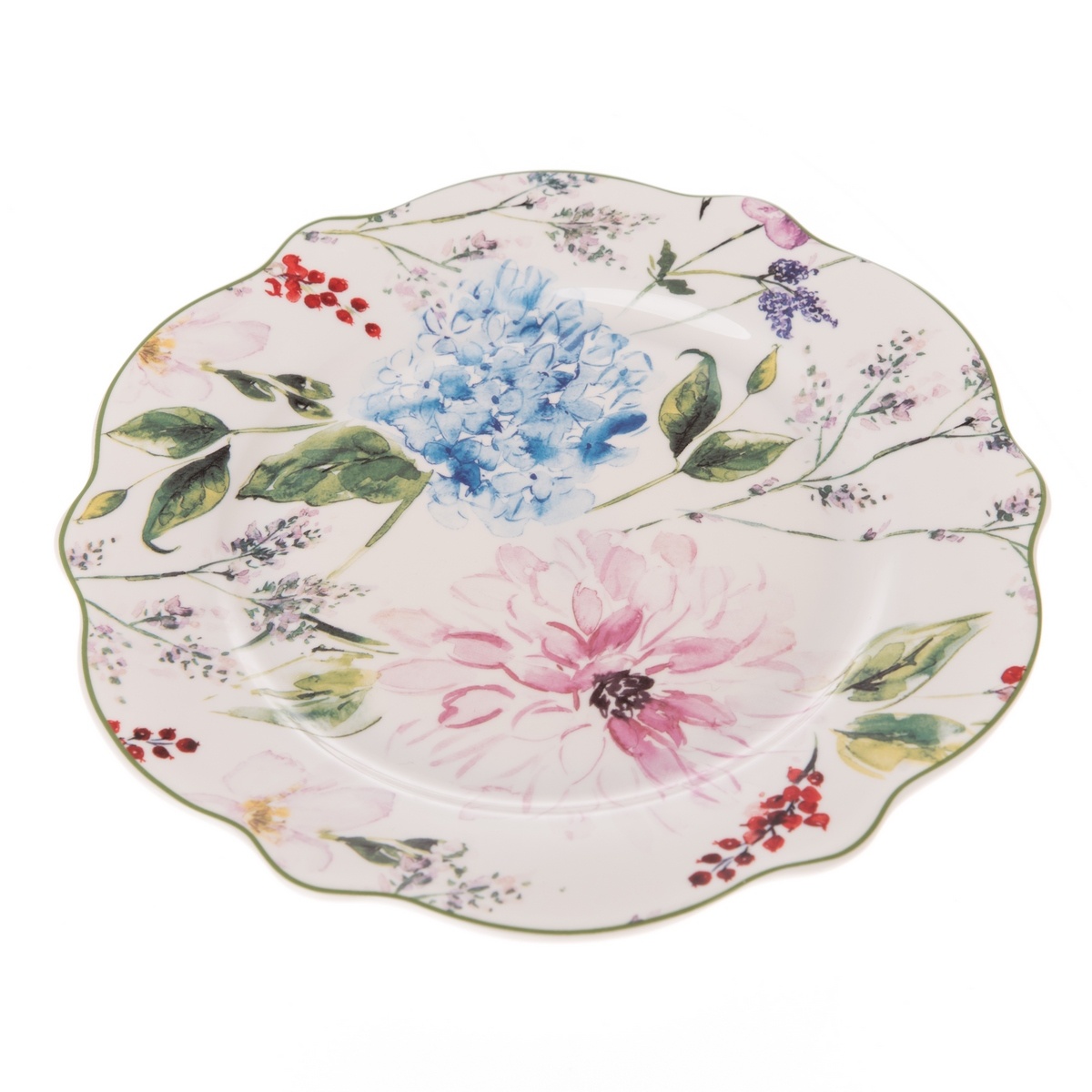 Flower Garden porcelán desszertes tányér, 19,2 cm 