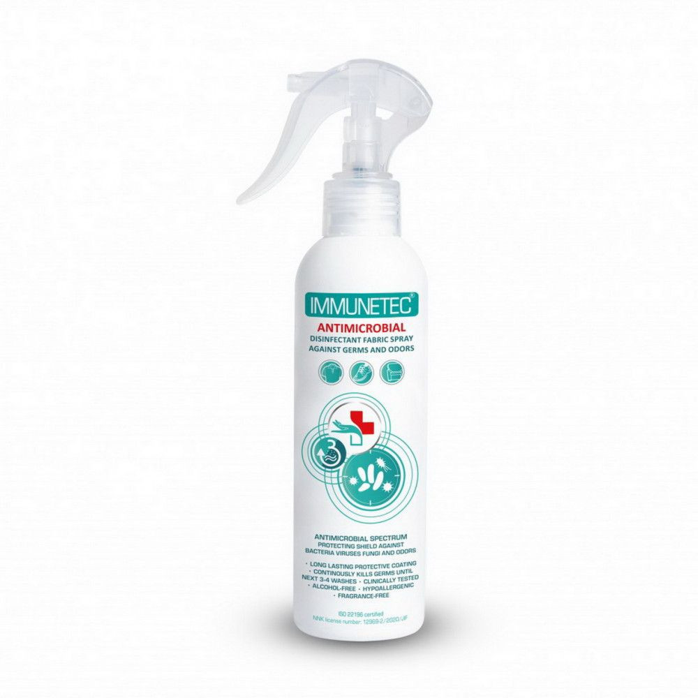 Immunetec Antimikrobiális Textil Impregnáló Spray 200 ml