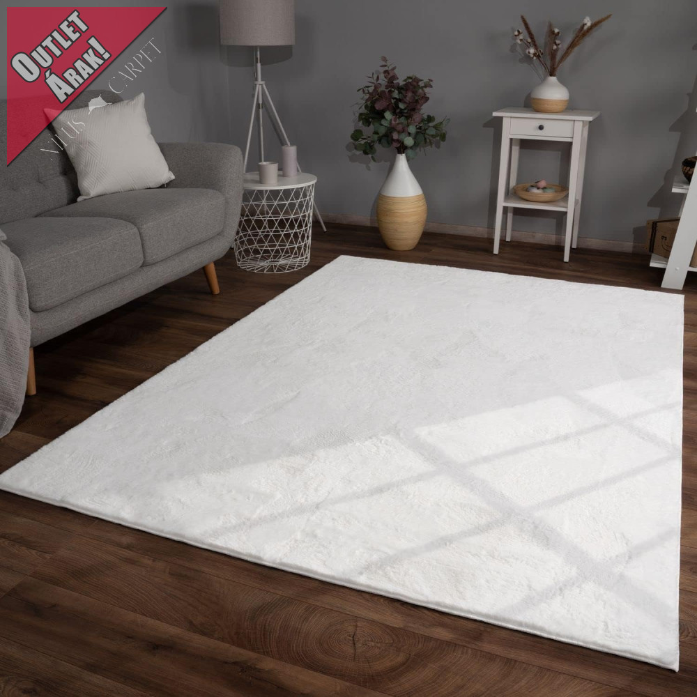 Modern szőnyeg Olivia fehér 66x110cm