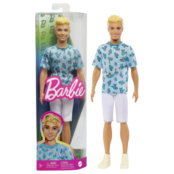 Barbie Fashionistas: Ken baba kaktusz mintás pólóban