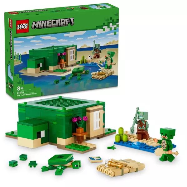 Lego® Minecraft®: A tengerparti teknősház 21254